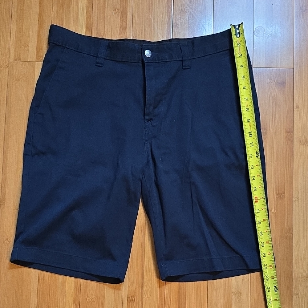 Volcom Men's Dark Navy Flat Front Shorts